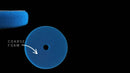 RUPES ROTARY FOAM POLISHING PADS COARSE BLUE 6.25"