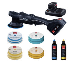 HLR-21 DA BIG FOOT iBRID POLISHER 21mm ORBIT - Ø150 mm 2 BATT.- CHARGER KIT BAS