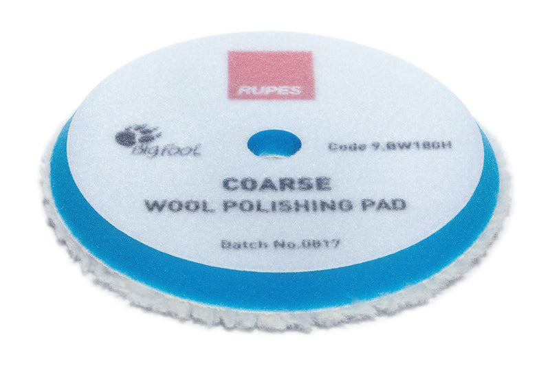 RUPES BLUE COARSE POLISHING WOOL PAD 6''inch