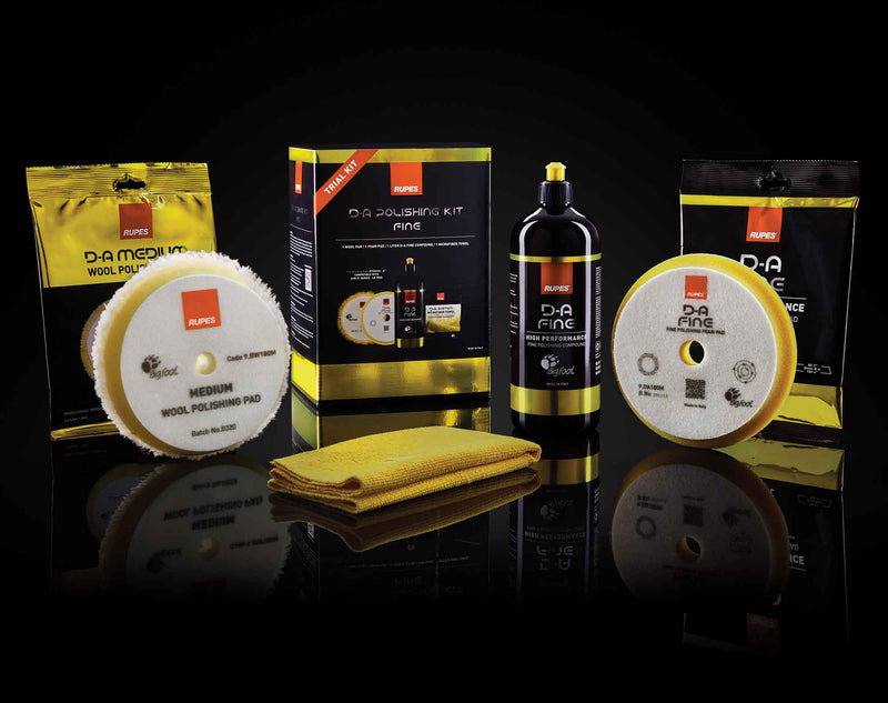 D-A POLISHING TRIAL KITS FINE WITH 150mm (5 inch) POLISHING PADS