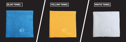 RUPES D-A SYSTEM MICROFIBER TOWELS Pack of 3